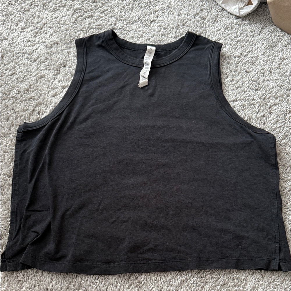 lululemon athletica Black Muscle Tee